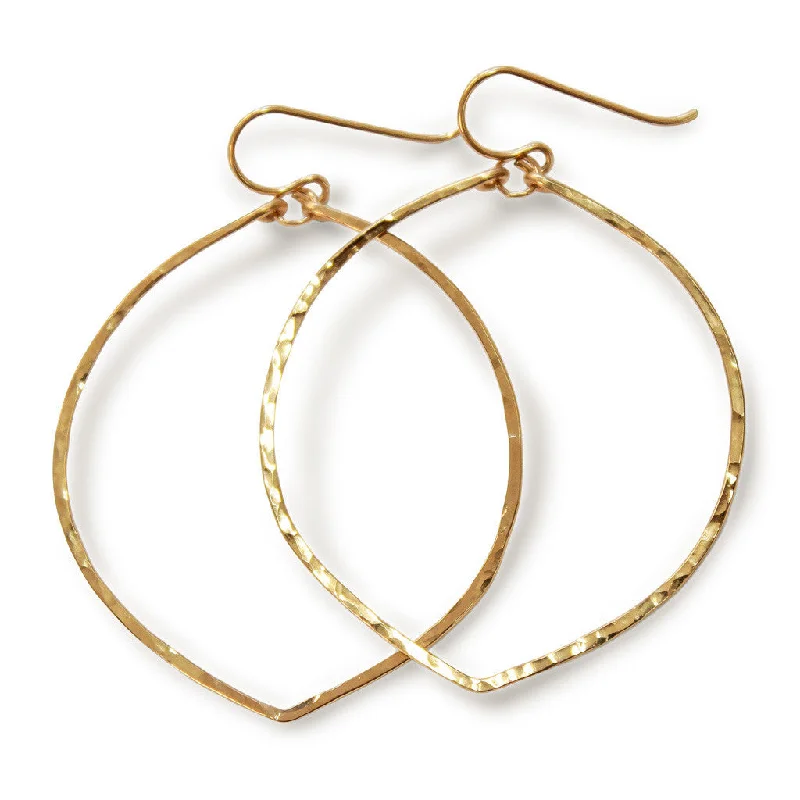 women's crystal hoop earrings -Fig Hoop Earrings