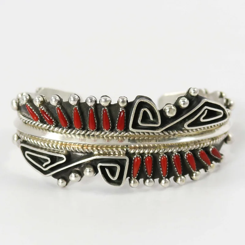 women's bangles for gift -Coral Cuff