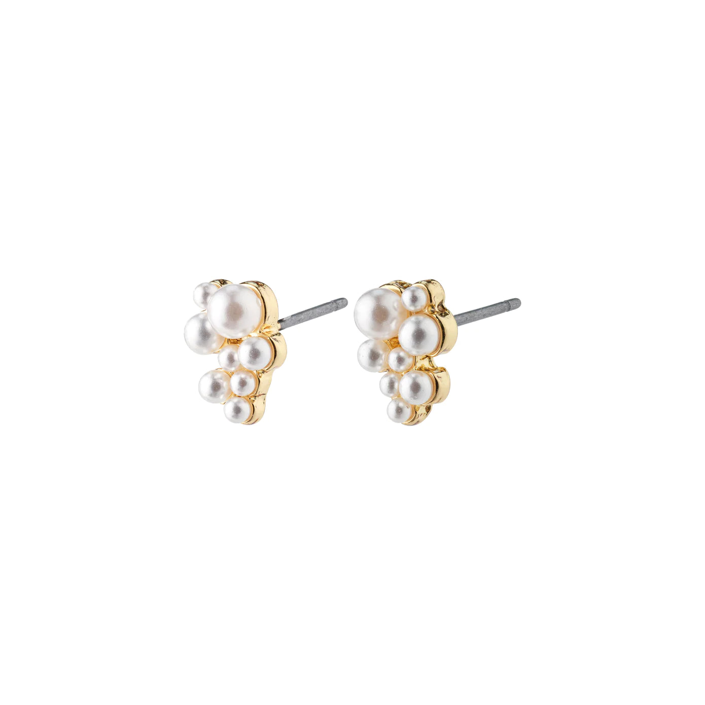 women's chunky earrings -Relando Gold Plated Studs