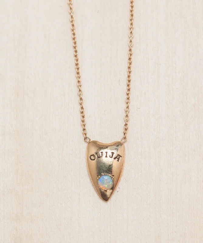 women's zodiac necklaces -Ouija Planchette Necklace