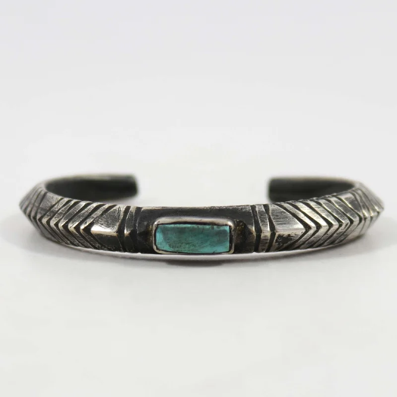 women's elegant bangles -Turquoise Cuff