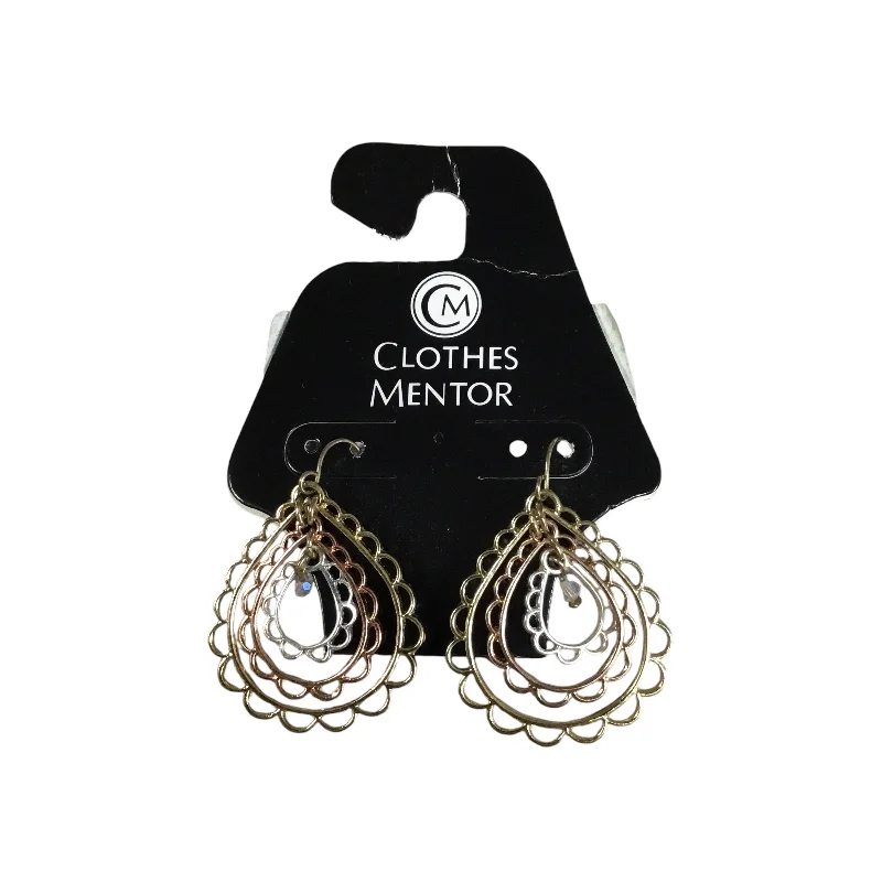 women's chunky hoop earrings -Earrings Dangle/drop By Clothes Mentor