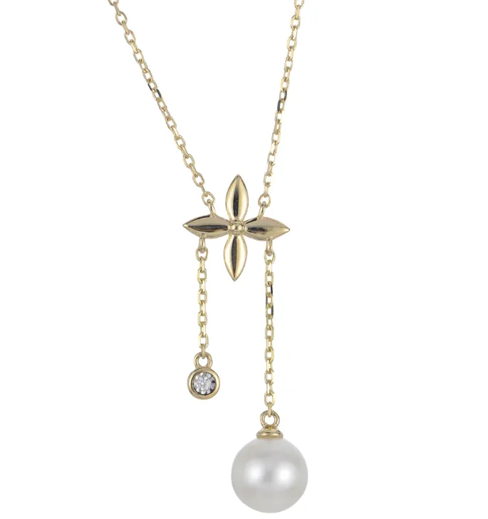 women's bridal necklaces -Pearl Necklace