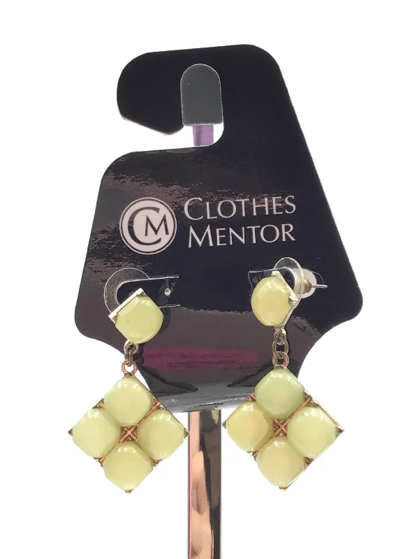 women's polished earrings -Earrings Dangle/drop By Clothes Mentor