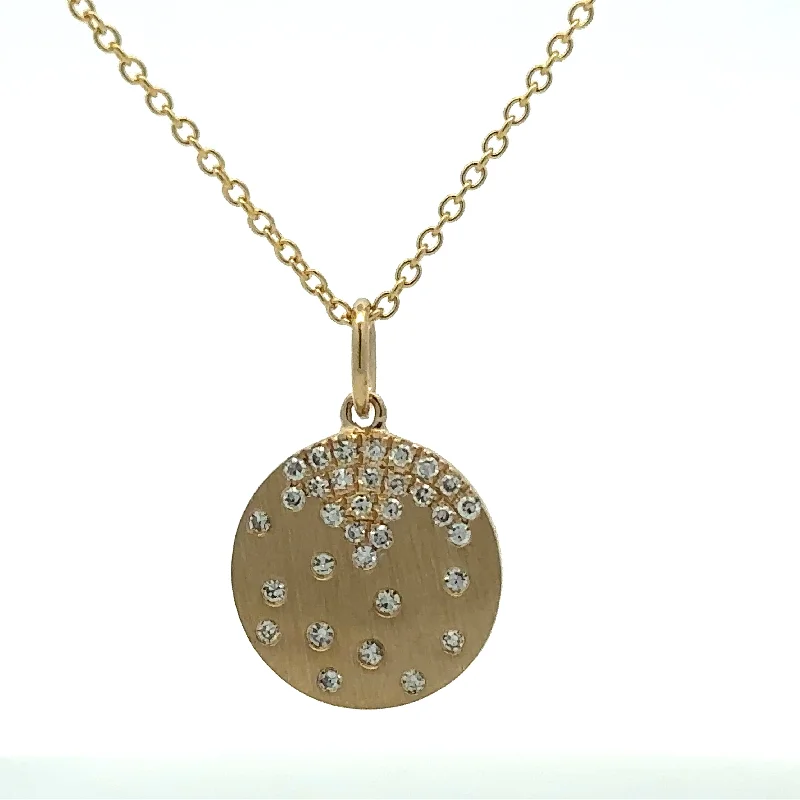 women's engraved necklaces -Diamond Pendants/Necklace