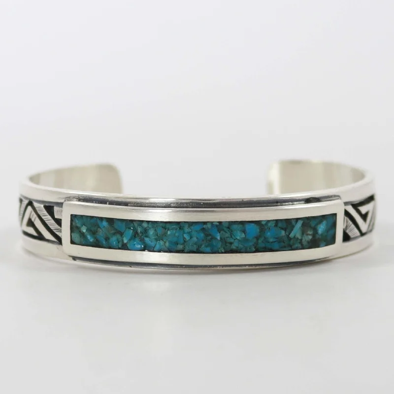 women's elegant bangles -Sleeping Beauty Turquoise Cuff