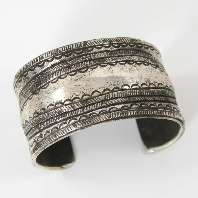 women's custom name bangles -Coin Silver Cuff