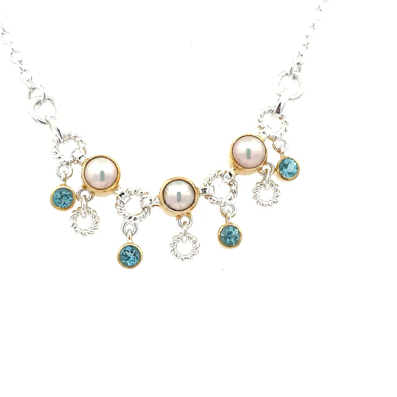 women's crystal-encrusted necklaces -Sterling Silver Necklace