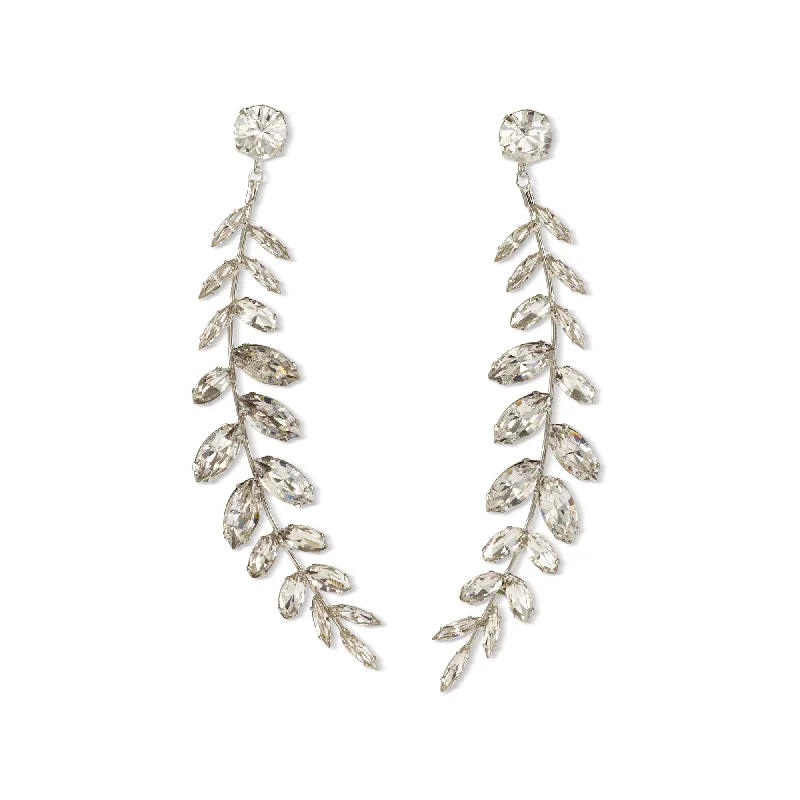 women's double-drop earrings -Cruz Crystal Earrings