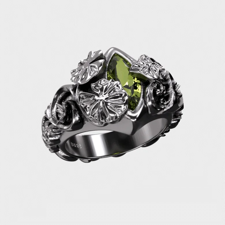 women's polished rings -Nénuphar - Ring