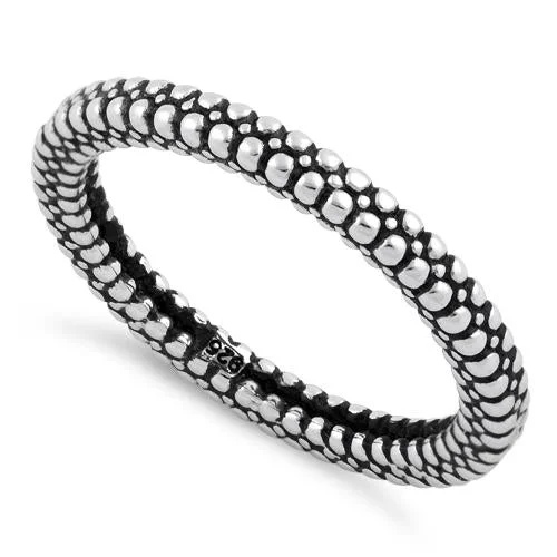 women's statement cocktail rings -Sterling Silver Stackable Ring