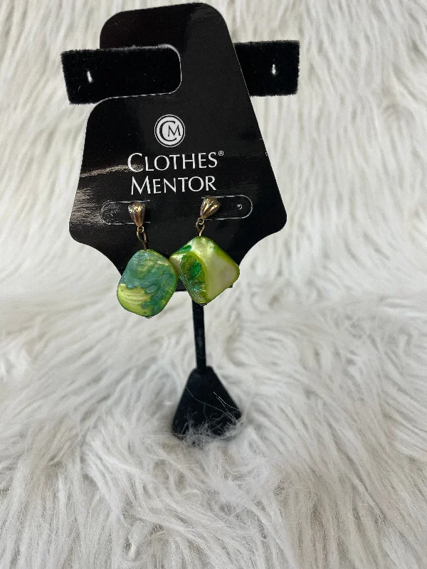 women's heart-shaped earrings -Earrings Dangle/drop By Clothes Mentor