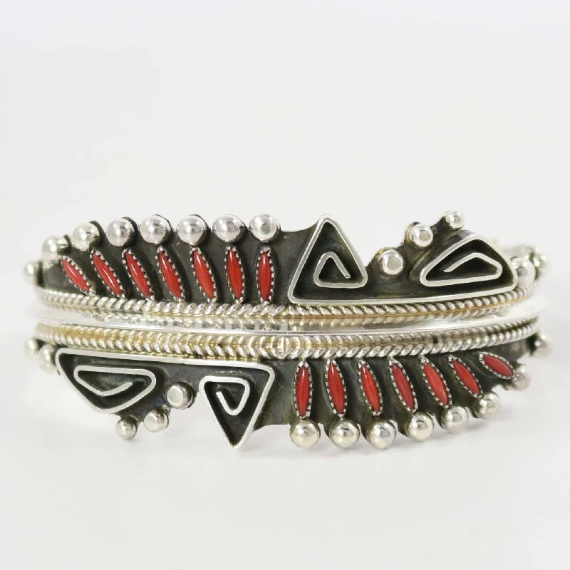 women's friendship bracelets -Coral Cuff